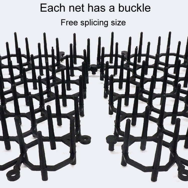 12pcs / Box Anti-Cats Barbed Spike Net Mat Sofas Gate Garden Cats Repellent Tool, Style: Without ...