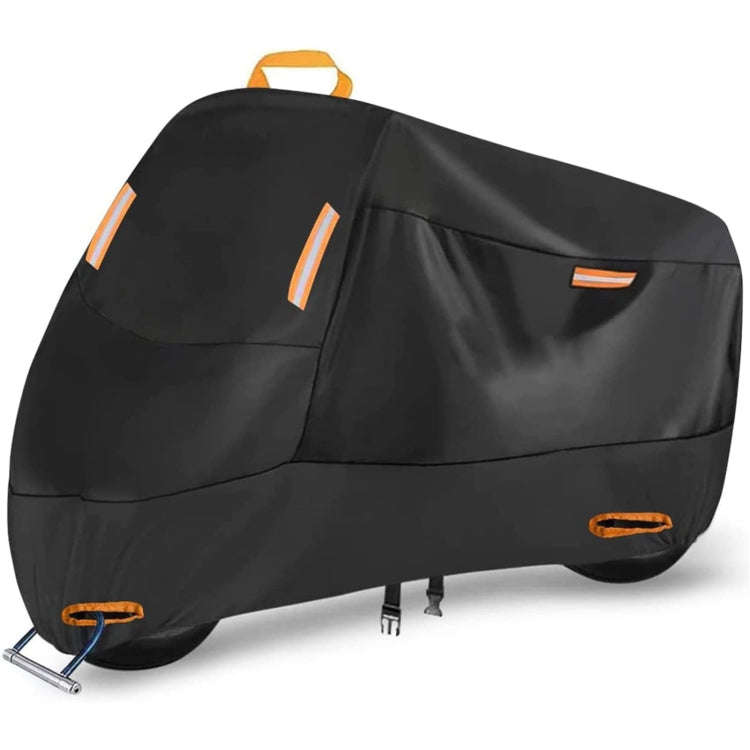 Motorcycle Rain Sun Protection Cover Oxford Cloth Dustproof With Anti-theft Buckle, Size: M