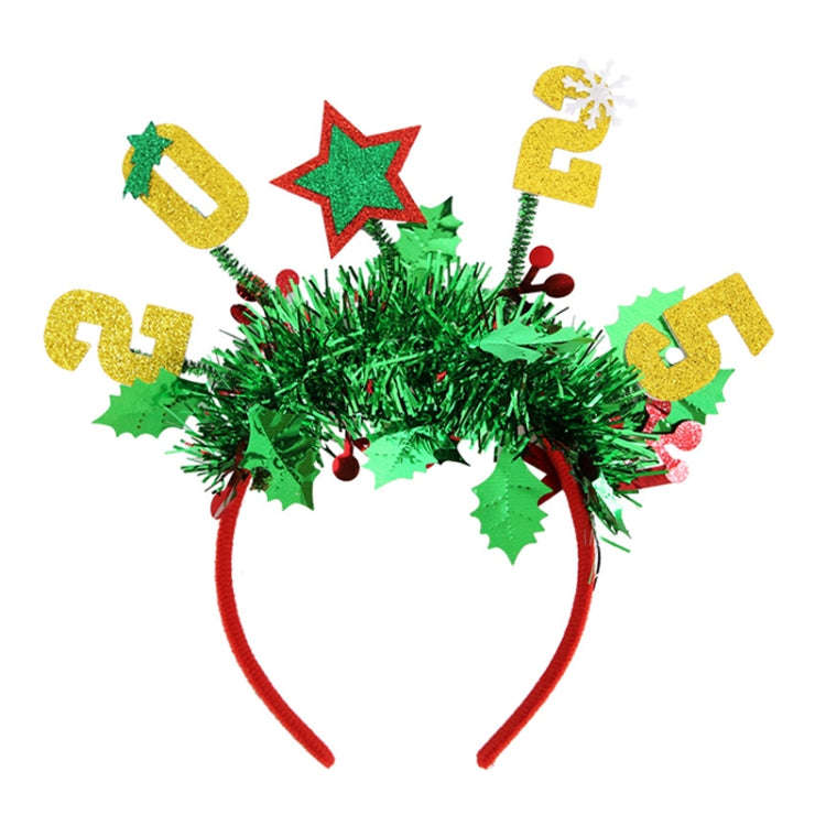 Christmas Party Dress Up New Year Headdress Christmas Decoration Colorful Stripes Headband, Style...