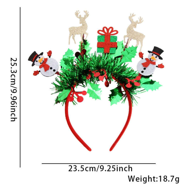Christmas Party Dress Up New Year Headdress Christmas Decoration Colorful Stripes Headband, Style...