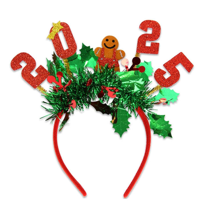 Christmas Party Dress Up New Year Headdress Christmas Decoration Colorful Stripes Headband, Style...