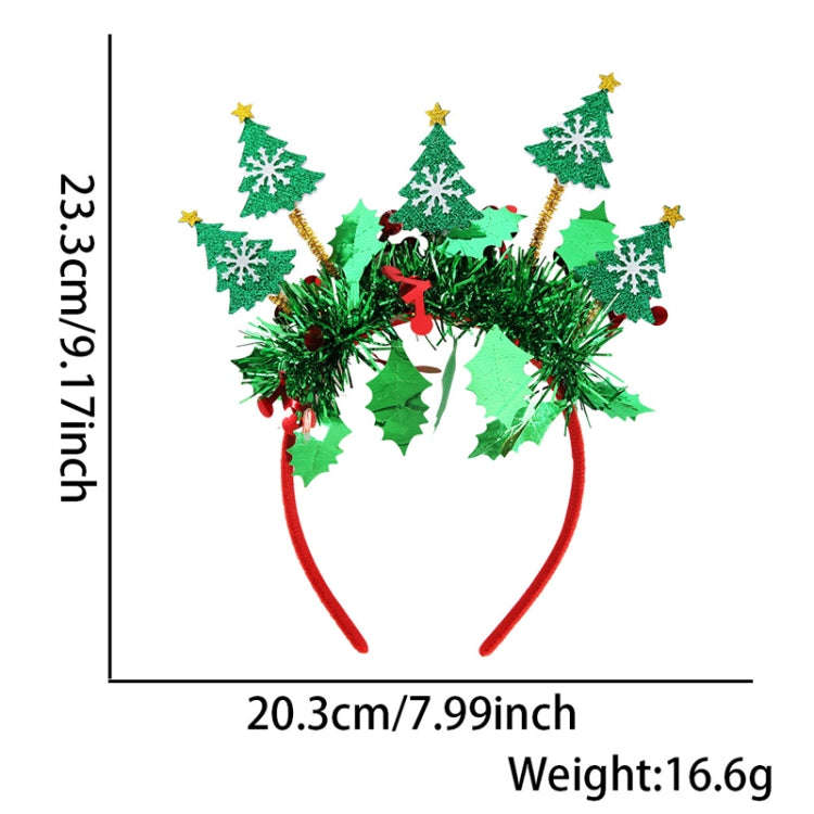 Christmas Party Dress Up New Year Headdress Christmas Decoration Colorful Stripes Headband, Style...