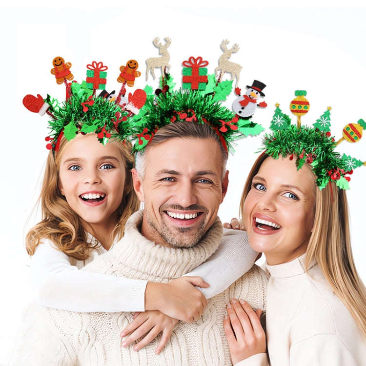 Christmas Party Dress Up New Year Headdress Christmas Decoration Colorful Stripes Headband, Style...