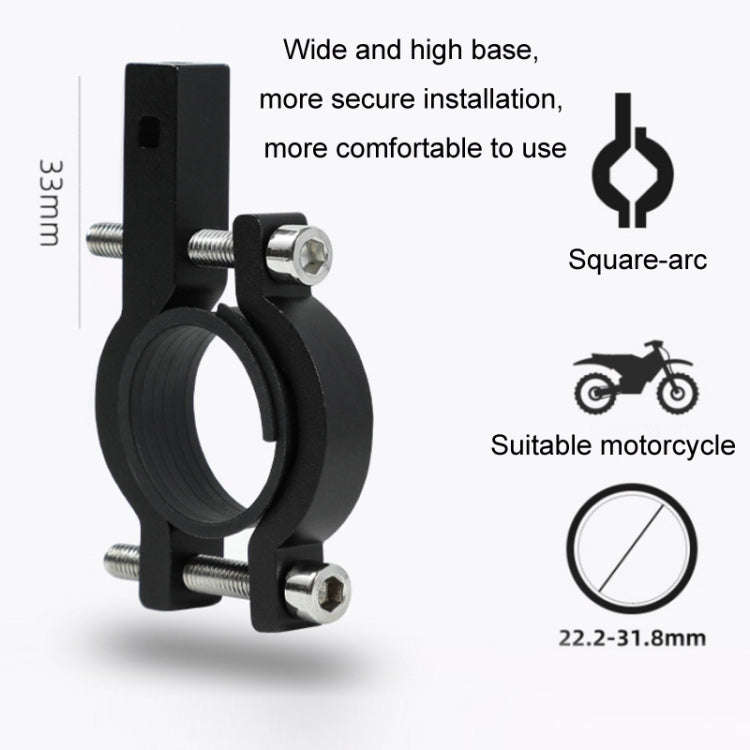 Aluminum Alloy Motorcycle Bicycle Navigation Mobile Phone Holder(Blue)
