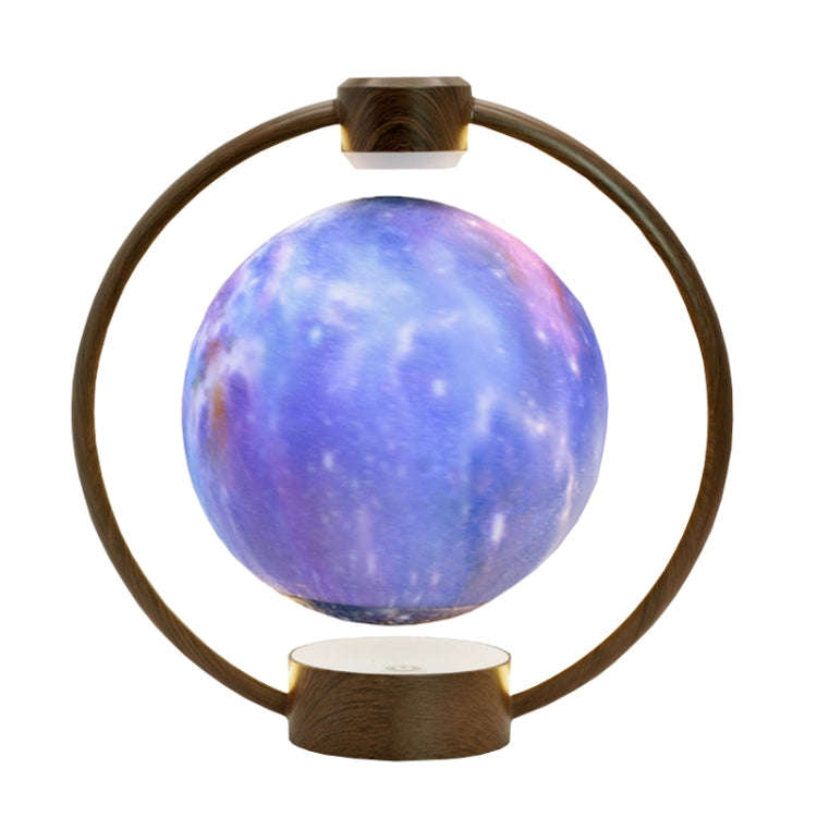 Magnetic Levitation Bluetooth Speaker Ornament Desktop Ambient Glow Night Lights, Style: Dark Pat...