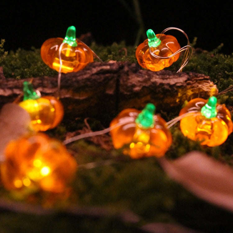LED Halloween 3D Pumpkin String Lights Bar Shop Ambience Scene Layout Decorative Lanterns, Style:...