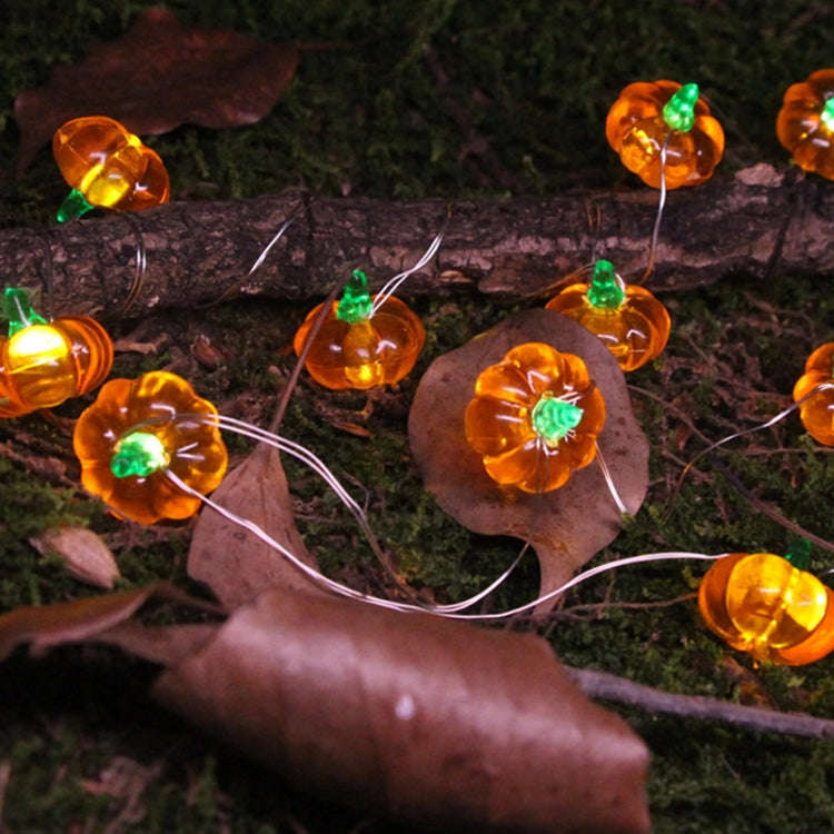 LED Halloween 3D Pumpkin String Lights Bar Shop Ambience Scene Layout Decorative Lanterns, Style:...