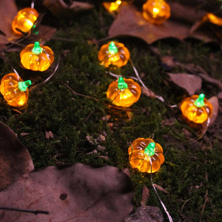 LED Halloween 3D Pumpkin String Lights Bar Shop Ambience Scene Layout Decorative Lanterns, Style:...