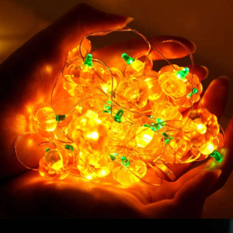 LED Halloween 3D Pumpkin String Lights Bar Shop Ambience Scene Layout Decorative Lanterns, Style:...