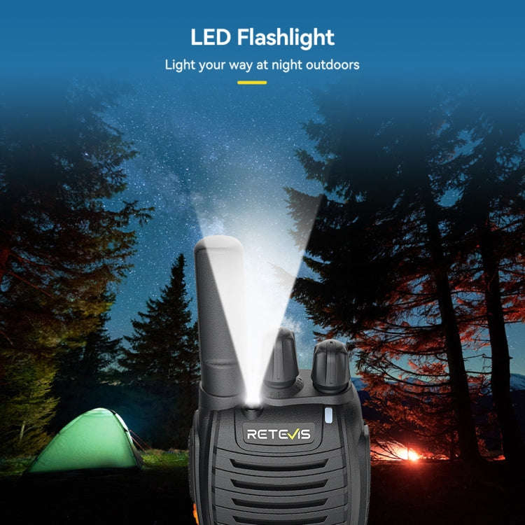 RETEVIS H777 16 Channels Compact Portable Handheld Walkie Talkie With Charging Base, Style: PMR