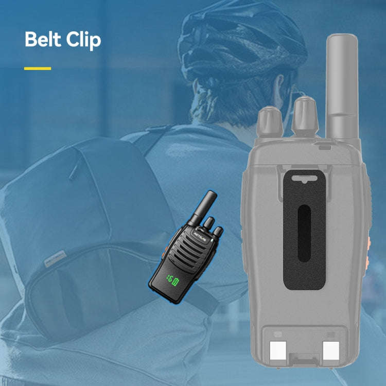 RETEVIS H777 16 Channels Compact Portable Handheld Walkie Talkie With Charging Base, Style: PMR