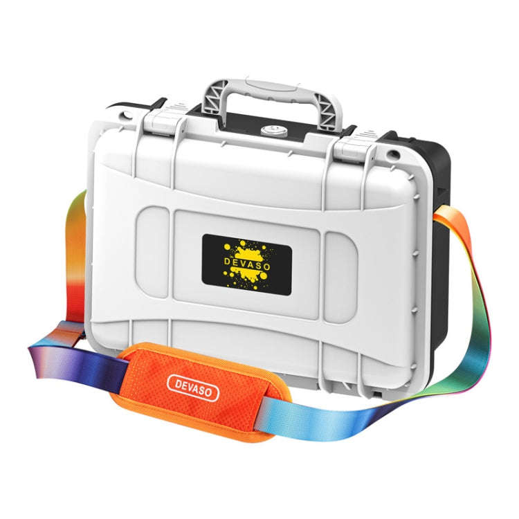 DEVASO For Switch / OLED IP67 Waterproof Storage Case Hardshell Bag, Color: Black White+Shoulder ...