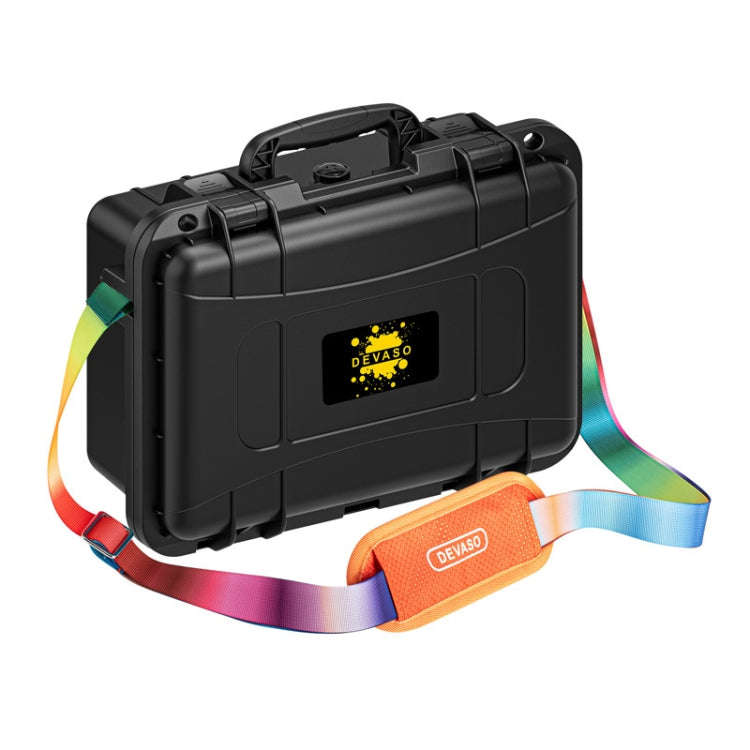 DEVASO For Switch / OLED IP67 Waterproof Storage Case Hardshell Bag, Color: Black+Shoulder Strap