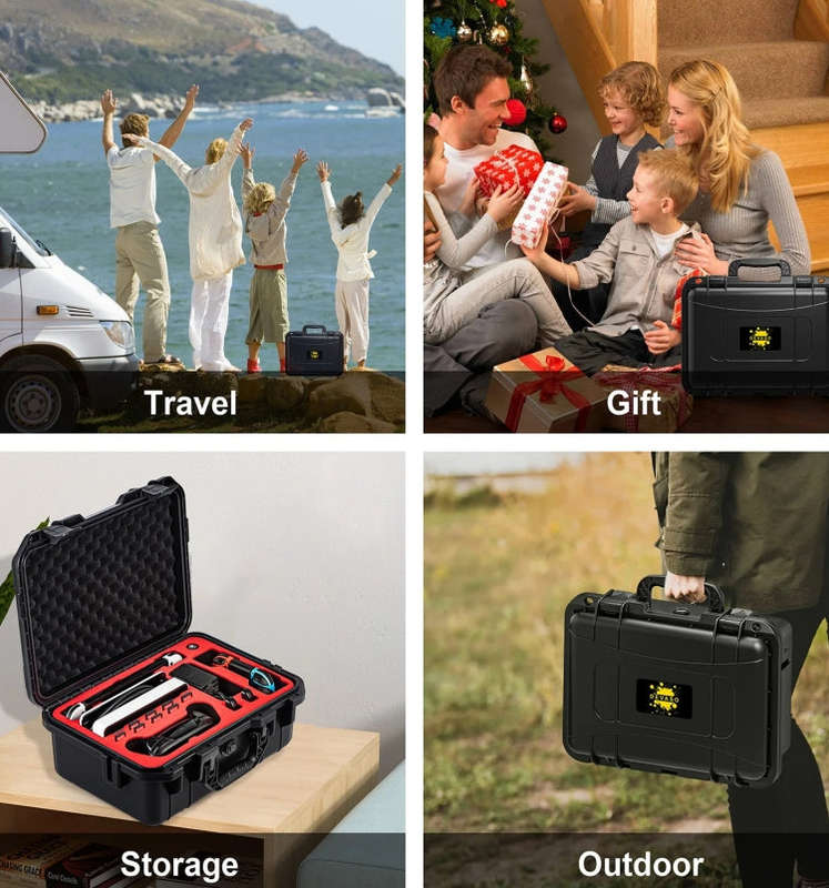 DEVASO For Switch / OLED IP67 Waterproof Storage Case Hardshell Bag, Color: Black