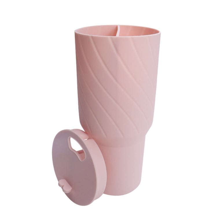 For Stanley Cup 2-divided Silicone Liner Compartment Cup, Size: 40oz(Pink)