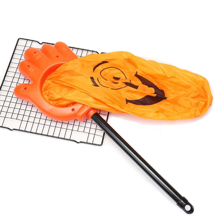Halloween Palm Candy Bag Pumpkin Skull Begging Bags(Orange)