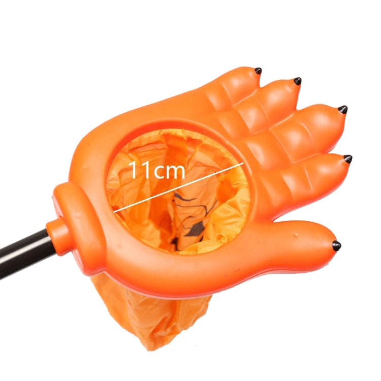 Halloween Palm Candy Bag Pumpkin Skull Begging Bags(Orange)