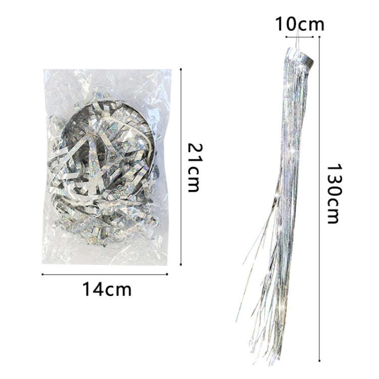 Garden Laser Reflective Bird Repellent Strips Balcony Orchard Decorative Reflective Tape(Silver)