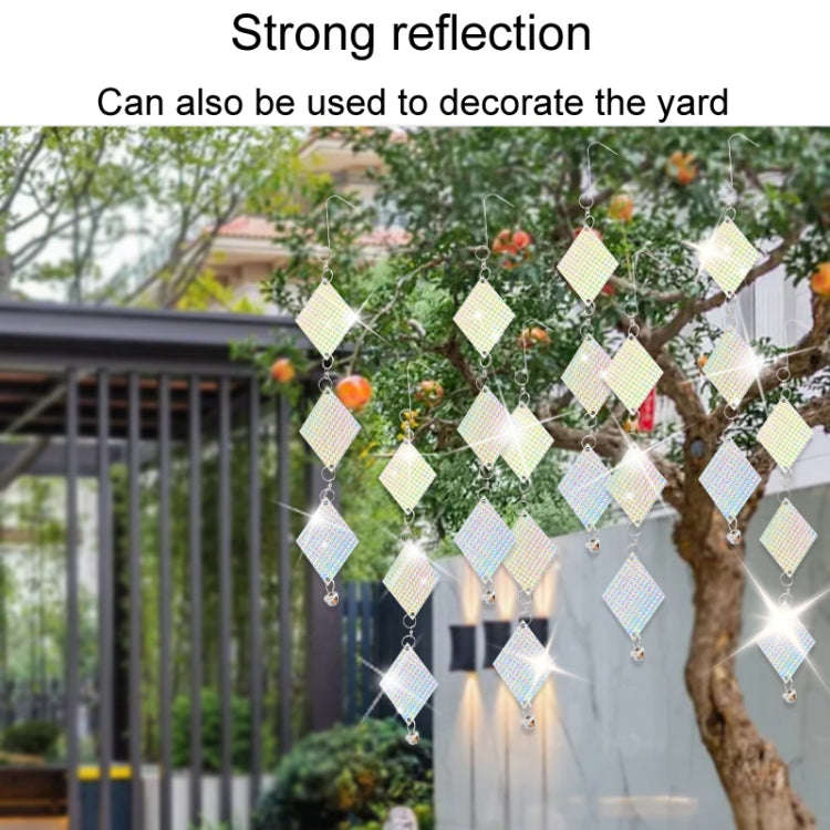 Balcony Laser Reflective Bird Repellers Garden Decoration Bird Repellent Ribbon(Silver)