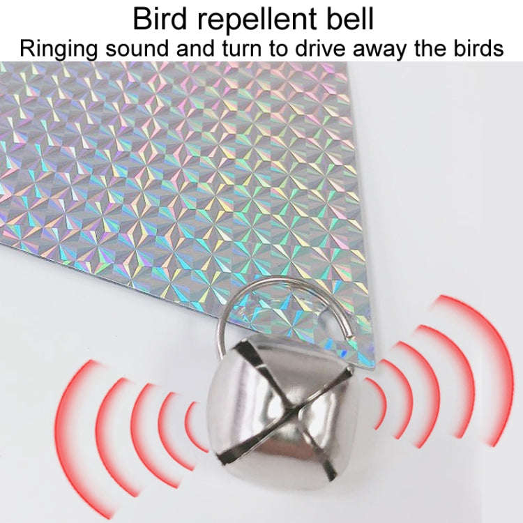 Balcony Laser Reflective Bird Repellers Garden Decoration Bird Repellent Ribbon(Silver)