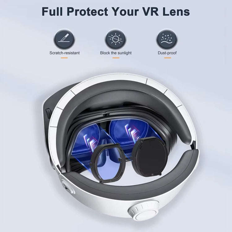 DEVASO For PlayStation VR 2 6 In 1 Magnetic Glasses Anti-Scratch Protective Cover