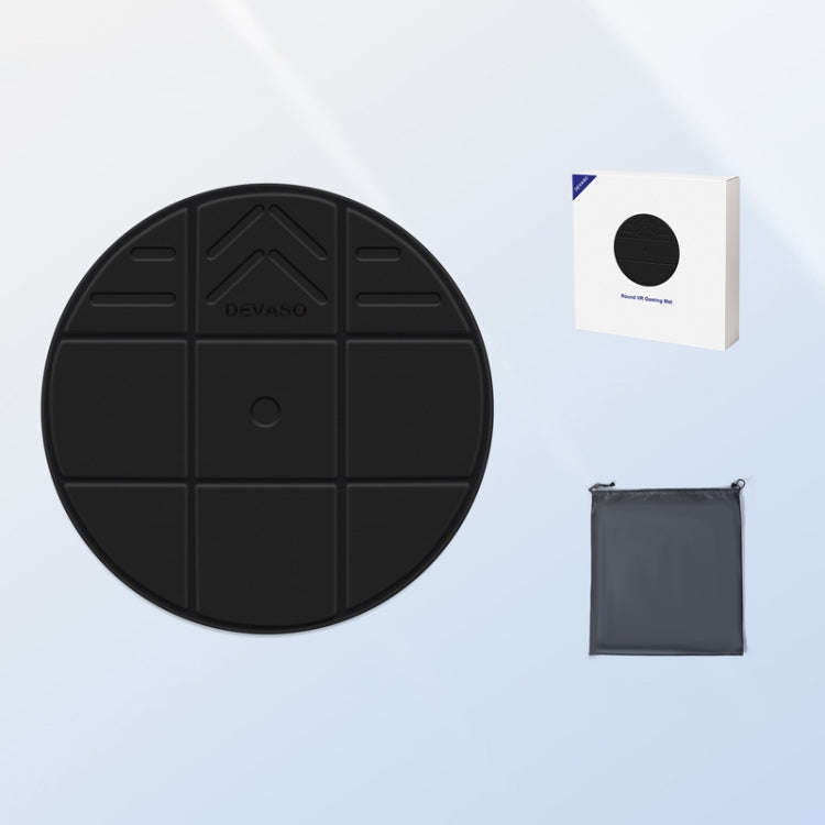 DEVASO VR Glasses Sport Game Simulation Floor Mat(Black)