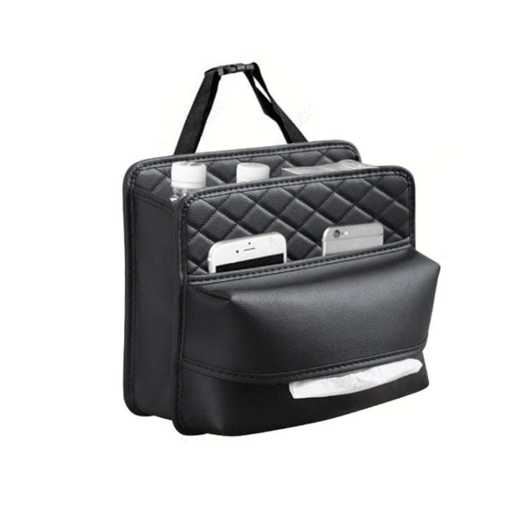 2 In 1 Car Seat Back Storage Hanging Tissue Bag, Style: Enlarged