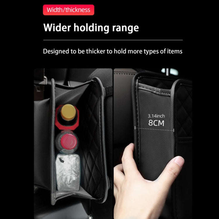2 In 1 Car Seat Back Storage Hanging Tissue Bag, Style: Enlarged
