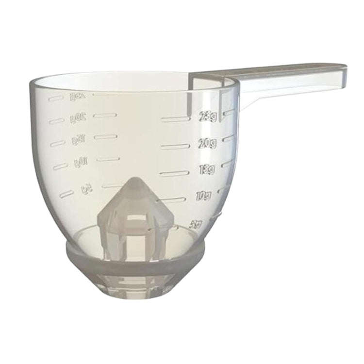Convenient Measuring Scoop Overflow-proof Funnel Multifunctional Water Bottle Scoop(Transparent)