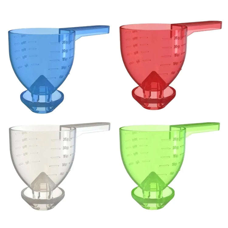 Convenient Measuring Scoop Overflow-proof Funnel Multifunctional Water Bottle Scoop(Blue)