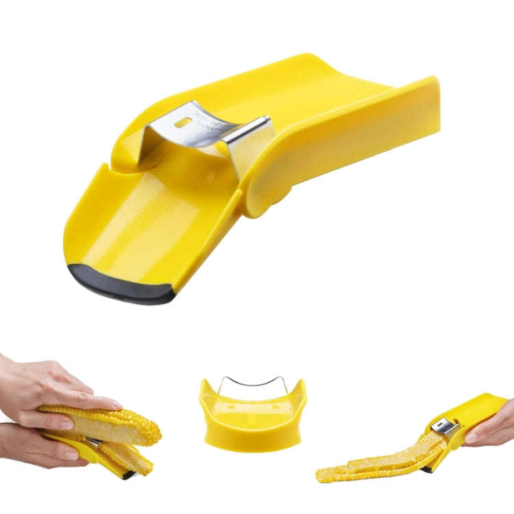Fast Corn Cob Seperater Kitchen Gadgets Planer Knife(Yellow)