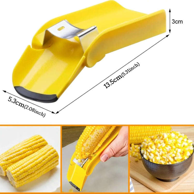 Fast Corn Cob Seperater Kitchen Gadgets Planer Knife(Yellow)
