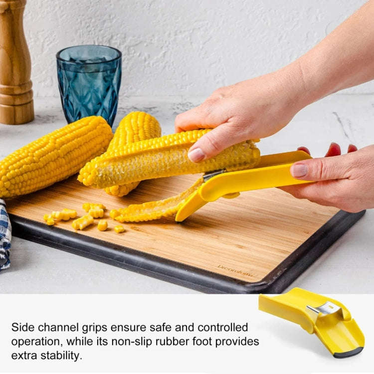 Fast Corn Cob Seperater Kitchen Gadgets Planer Knife(Yellow)