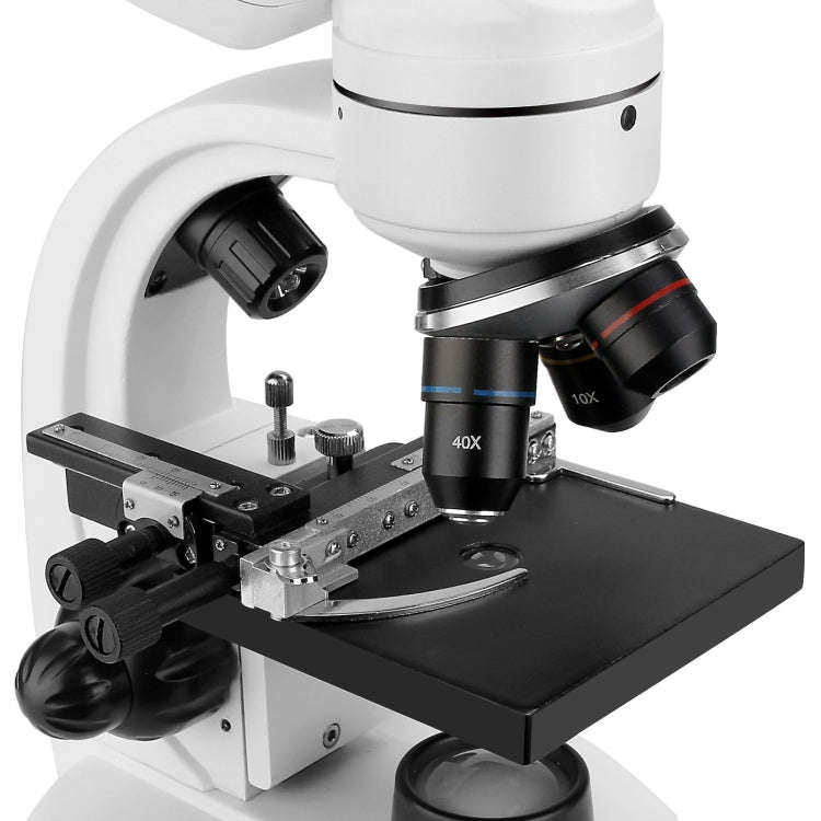SVBONY SV605 40-1600X Compound Binocular Microscope, Adapter: US Plug