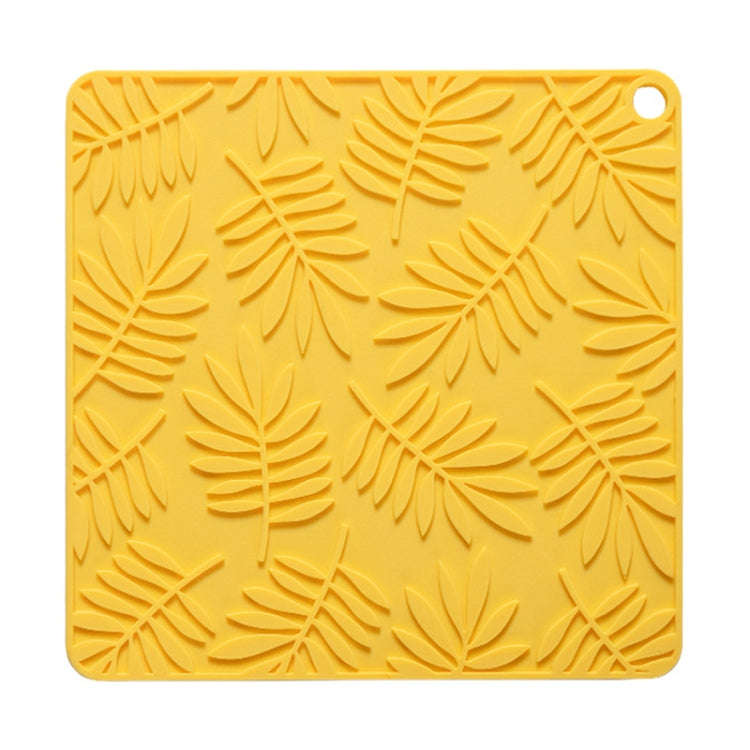 17cm Household Square Silicone Heat Insulating Mat Kitchen High Temperature Resistant Baking Plac...