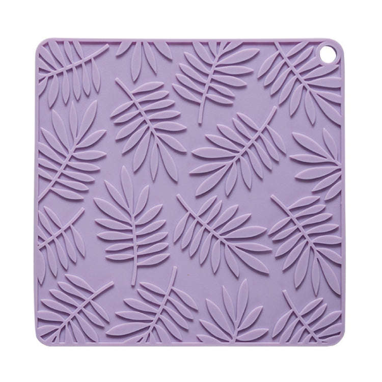 17cm Household Square Silicone Heat Insulating Mat Kitchen High Temperature Resistant Baking Plac...