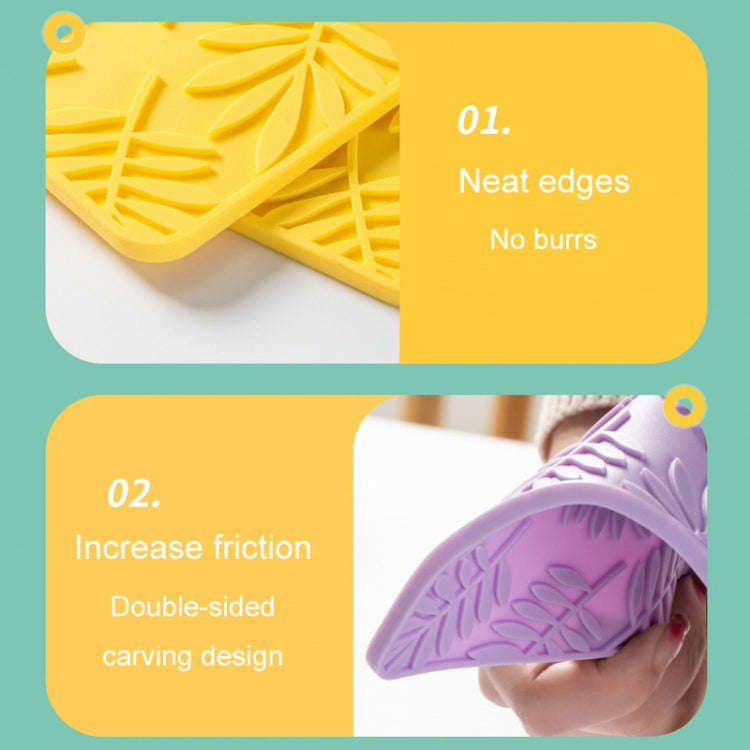 17cm Household Square Silicone Heat Insulating Mat Kitchen High Temperature Resistant Baking Plac...