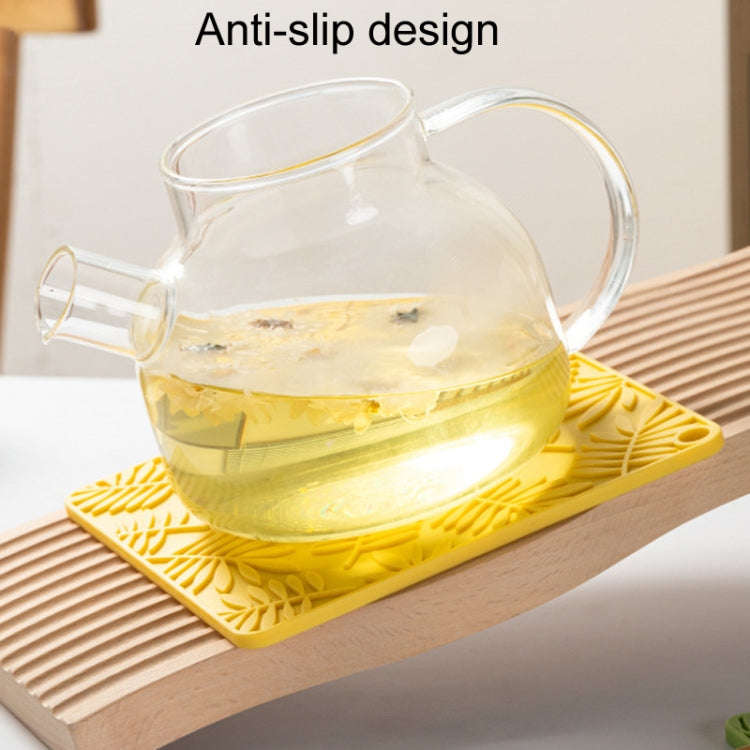 17cm Household Square Silicone Heat Insulating Mat Kitchen High Temperature Resistant Baking Plac...