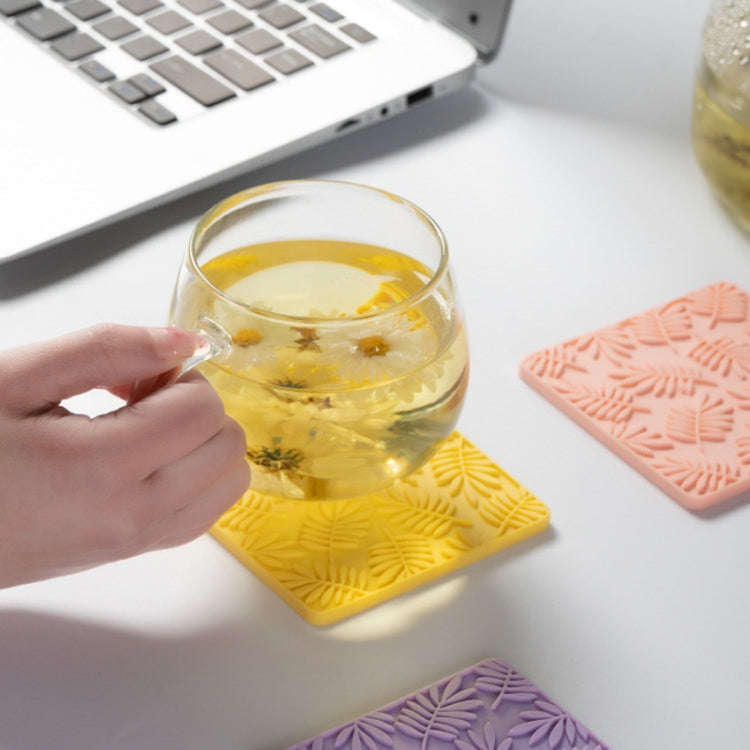 17cm Household Square Silicone Heat Insulating Mat Kitchen High Temperature Resistant Baking Plac...