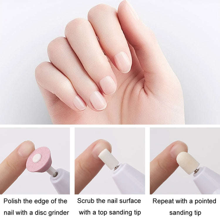 A138-2 Manicure Grinding Heads Set Nail Polishers Accessories Nail Tools