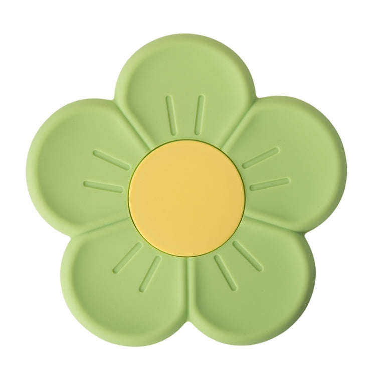 17.5cm Household Cherry Blossom Silicone Heat Insulating Mat Kitchen High Temperature Resistant B...