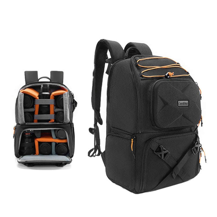 Cwatcun D132 DSLR Camera Backpack Hard-shell Crashproof Waterproof Decompression Shoulder Photo B...