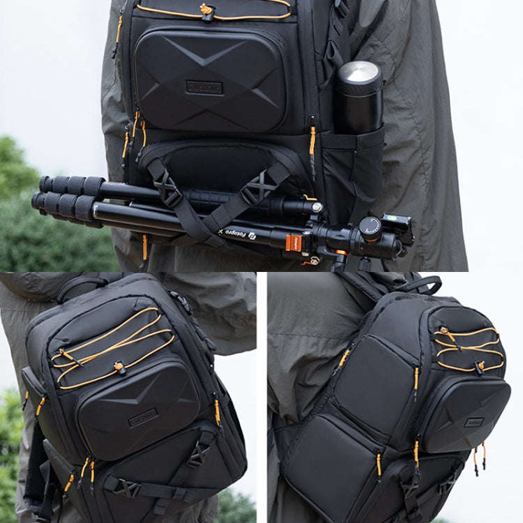 Cwatcun D132 DSLR Camera Backpack Hard-shell Crashproof Waterproof Decompression Shoulder Photo B...