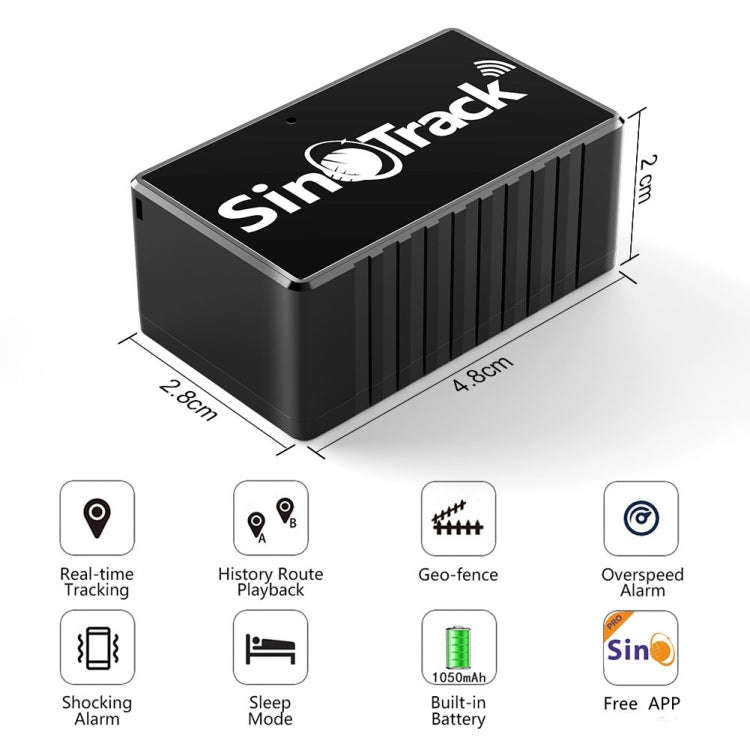 SinoTrack GPS Wireless Car Pet Anti-Theft Anti-Lost Tracker(2G-ST-903)