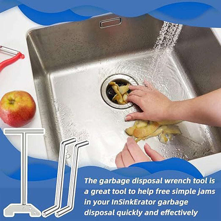 1pc Garbage Disposer Unjamming Wrench For Remove Clogging Above The Sink