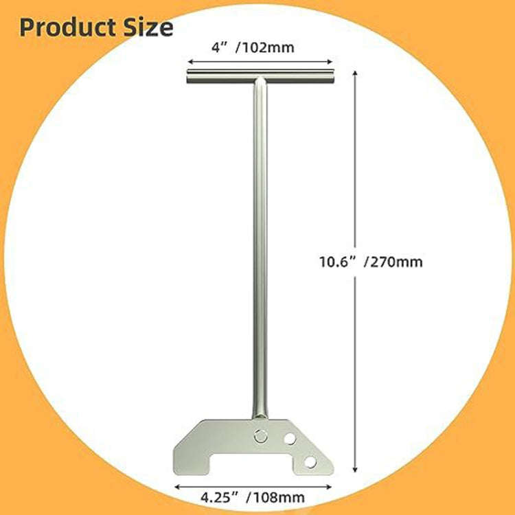 3 In 1 Garbage Disposer Unjamming Wrench For Remove Clogging Above The Sink