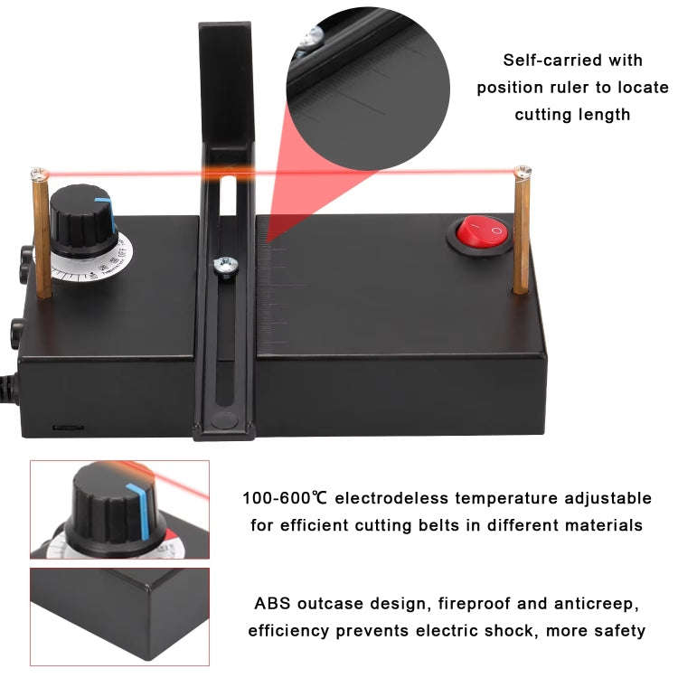 Small Hot Cutting Machine For Cutting Lace, Braid, Ribbon, Nylon Band With Fan EU Plug