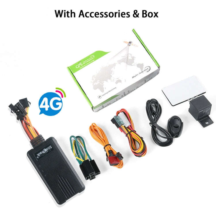 SinoTrack 4G 4-wire GPS Car-mounted Motorcycle Anti-theft Positioning Tracker, Specifications: Wi...