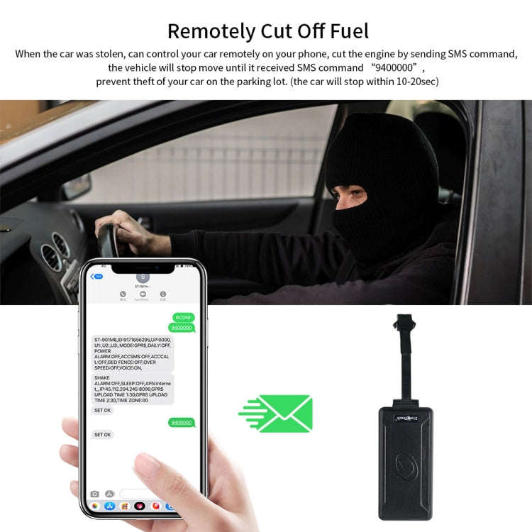 SinoTrack 4G+2G GPS Car Motorcycle Tracking Anti-theft Locator, Specifications: Standard