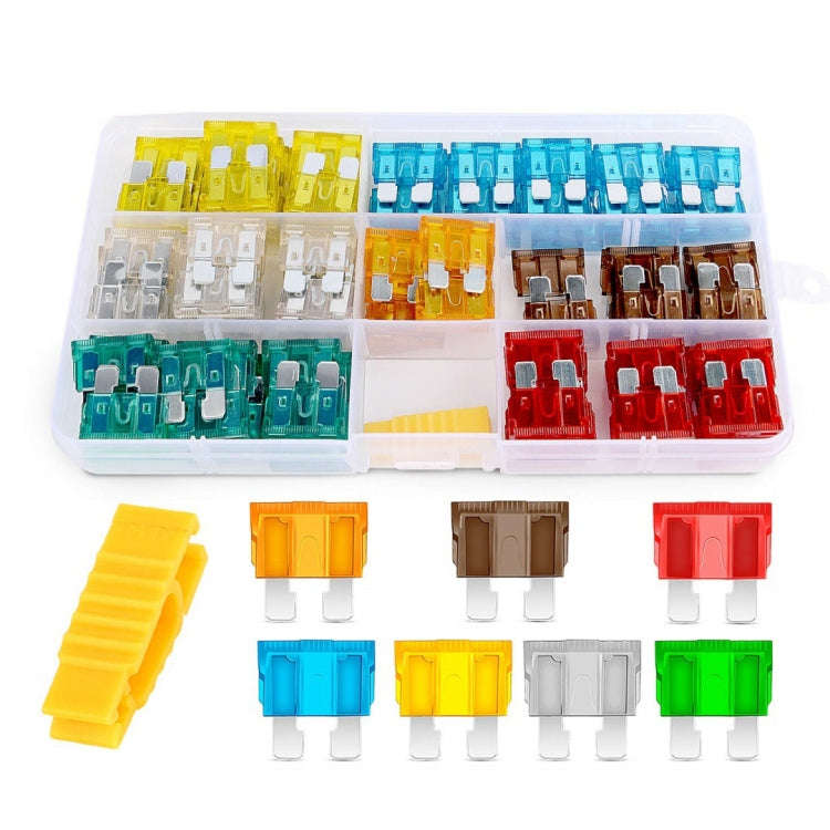 130pcs/Set Blade Fuse AWG Fuse Holder(No.14)